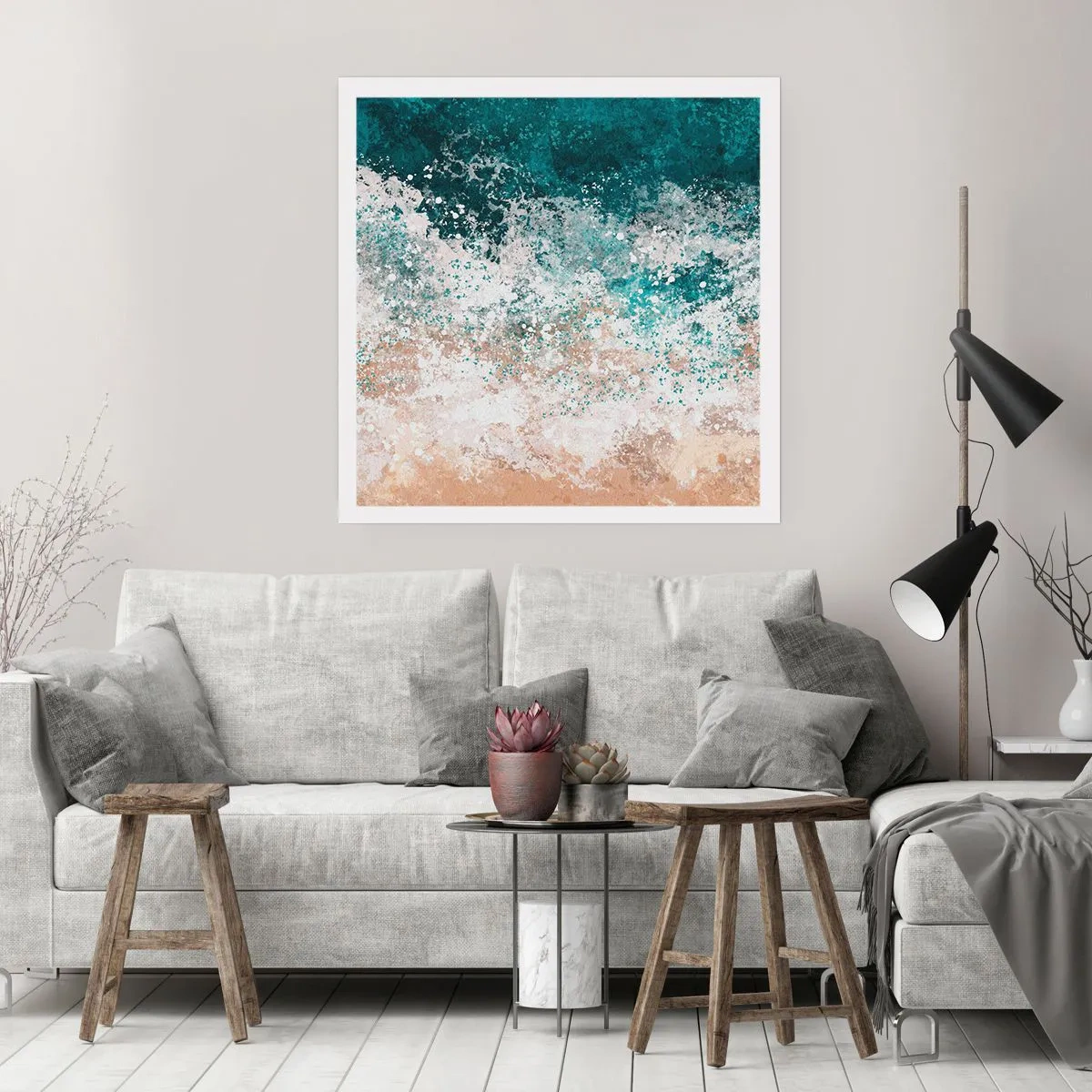 Poster - Meeresgeschichten - 40x40 cm