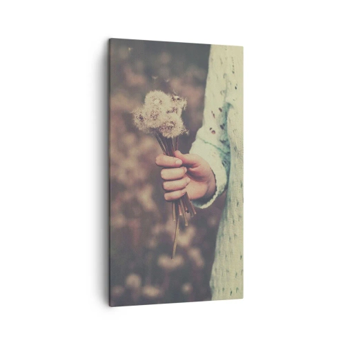 Bild auf Leinwand - Leinwandbild - Bitte behalte sie - 45x80 cm