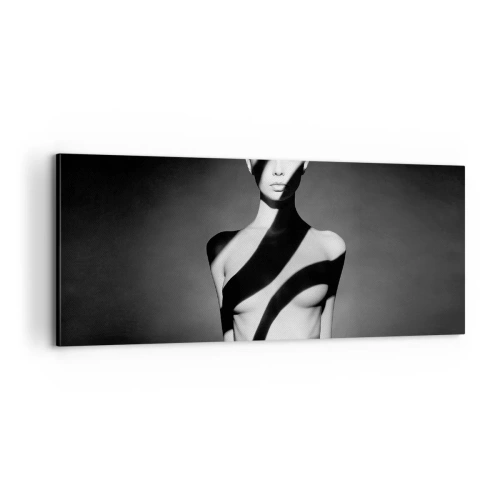Bild auf Leinwand - Leinwandbild - In Glanz und Schatten - 100x40 cm