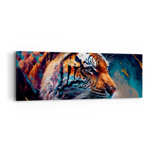 Bild auf Leinwand - Leinwandbild - Wilde Schönheit - 90x30 cm
