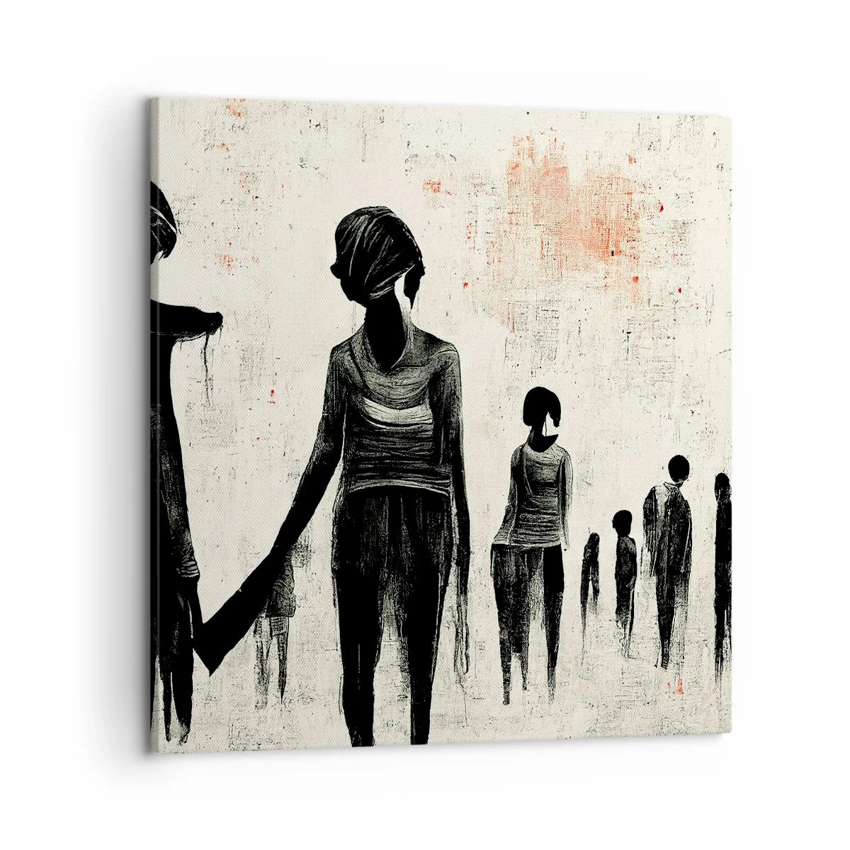 Bild auf Leinwand - Leinwandbild - Gegen die Einsamkeit - 50x50 cm