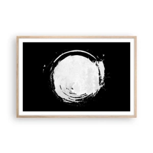 Poster in einem Rahmen aus heller Eiche - Gute Möglichkeit - 91x61 cm