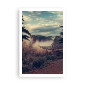 Poster - Über dem Herbstwald - 61x91 cm