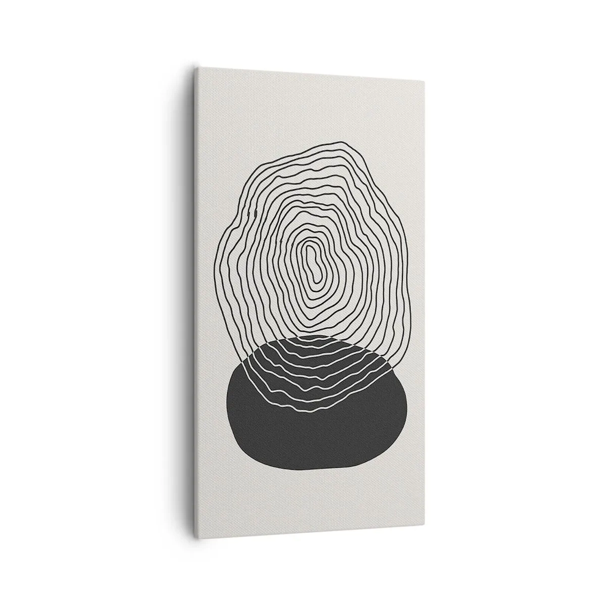 Bild auf Leinwand - Leinwandbild - Dauer und Schwingung - 55x100 cm