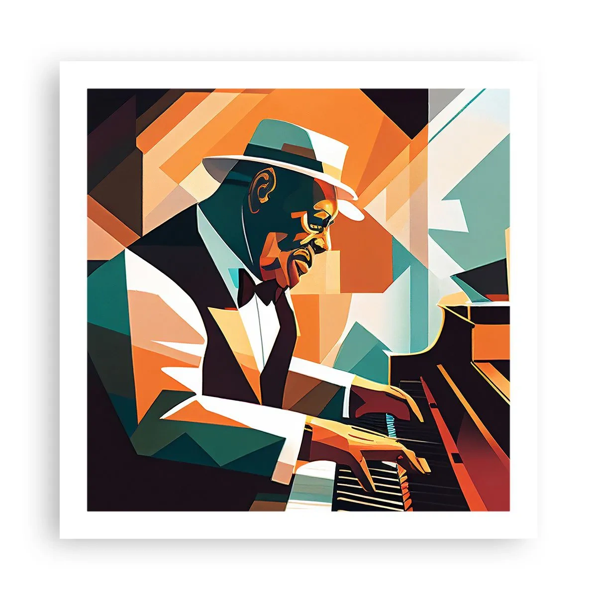 Poster - Alles vom Jazz - 60x60 cm