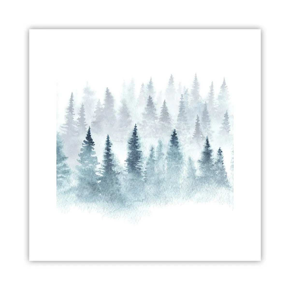 Poster - In Nebel gehüllt - 30x30 cm