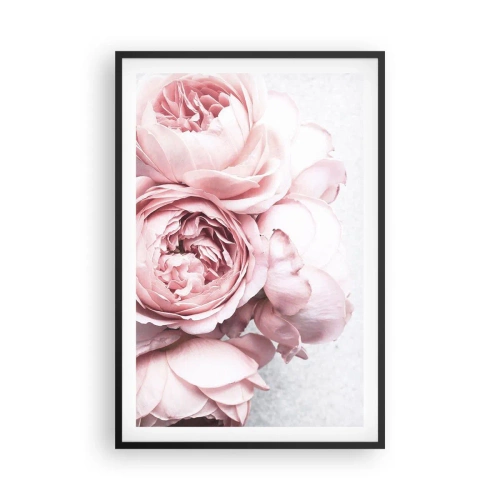 Poster in einem schwarzem Rahmen - Für Romantiker - 61x91 cm