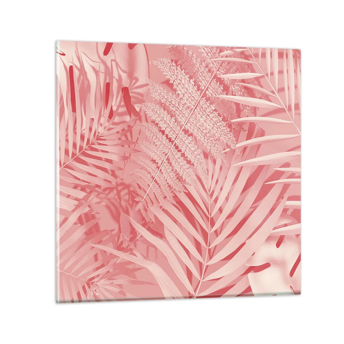 Glasbild - Bild auf glas - Rosa Konzept - 30x30 cm