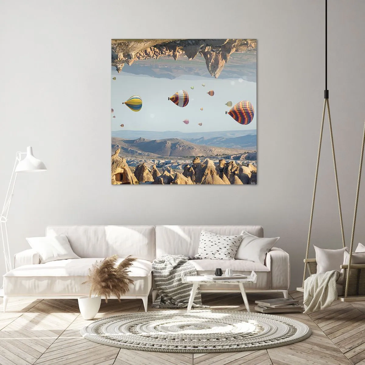 Bild auf Leinwand - Leinwandbild - Hier ist alles möglich - 40x40 cm