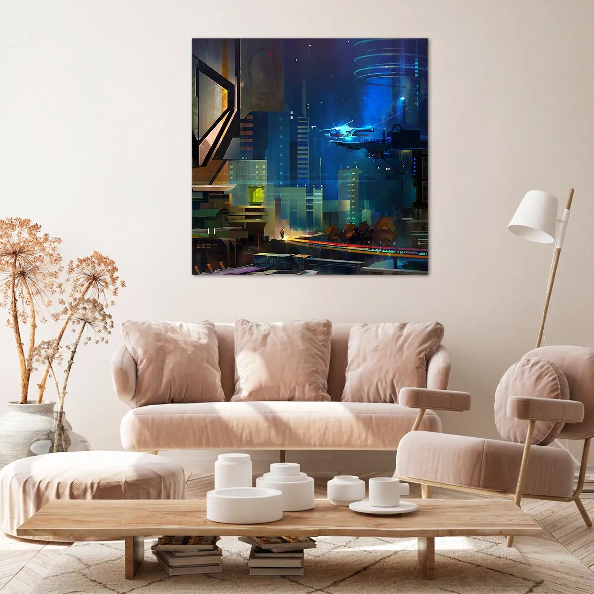 Bild auf Leinwand - Leinwandbild - In naher Zukunft - 50x50 cm