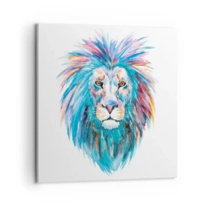 Bild auf Leinwand - Leinwandbild - Eine elektrisierende Aura - 60x60 cm