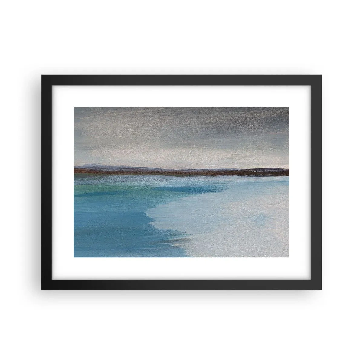 Poster in einem schwarzem Rahmen - Horizontale Landschaft - 40x30 cm