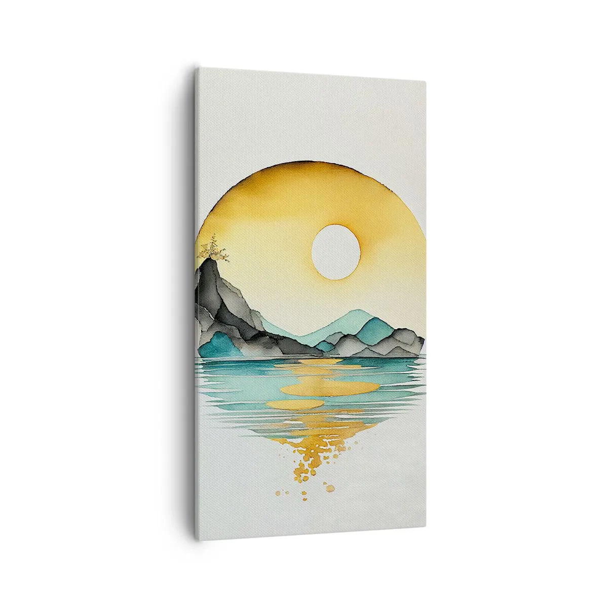 Bild auf Leinwand - Leinwandbild - Im Kreis der Schönheit - 55x100 cm