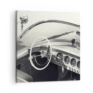 Bild auf Leinwand - Leinwandbild - Wetter für die Reichen - 60x60 cm