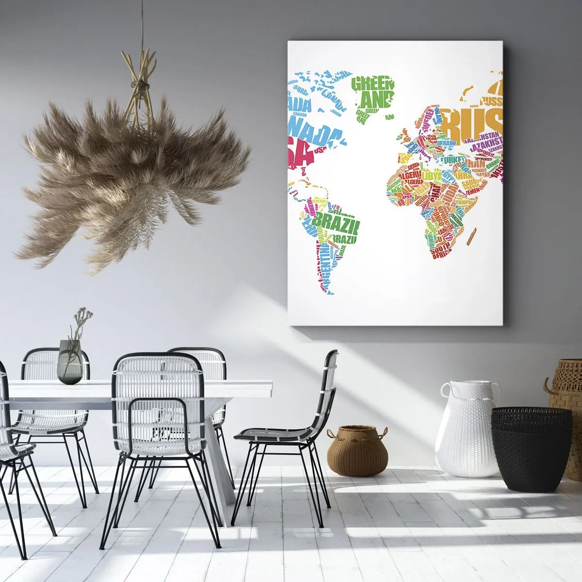 Bild auf Leinwand - Leinwandbild - Ich möchte sie alle treffen - 45x80 cm