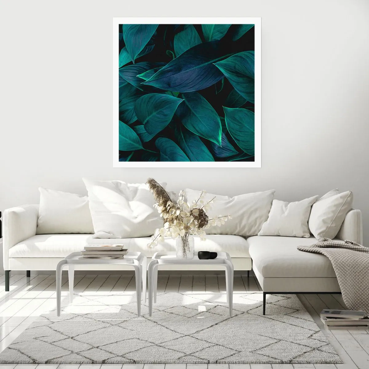 Poster - Grün in sich selbst - 60x60 cm