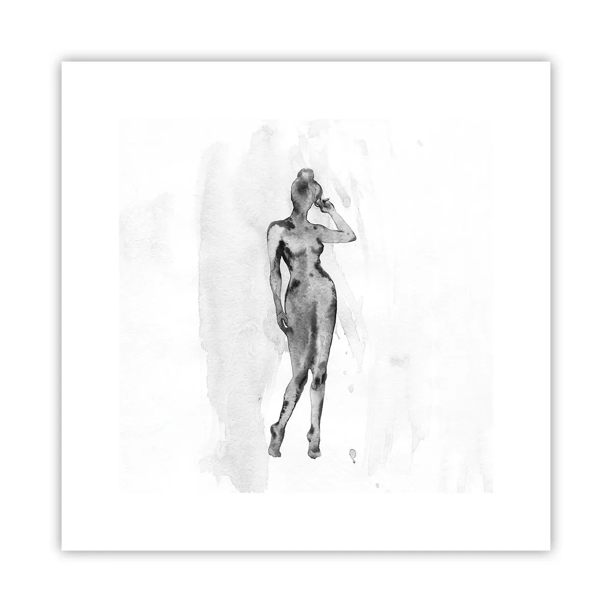 Poster - Eine Studie über das Ideal der Weiblichkeit - 30x30 cm