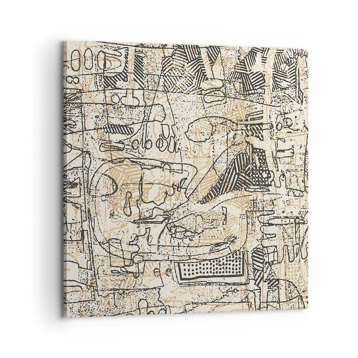 Bild auf Leinwand - Leinwandbild - Es wartet darauf, entschlüsselt zu werden - 60x60 cm