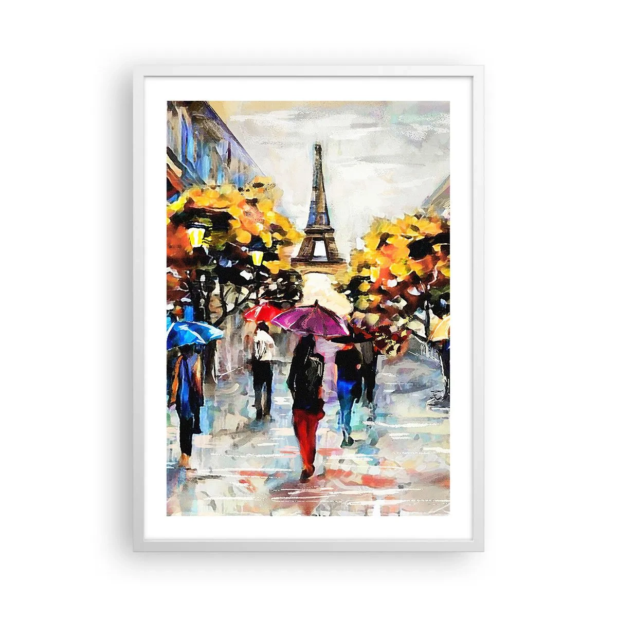 Poster in einem weißen Rahmen - Besonders schön im Herbst - 50x70 cm