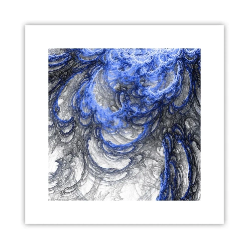 Poster - Die Geburt einer Welle - 30x30 cm