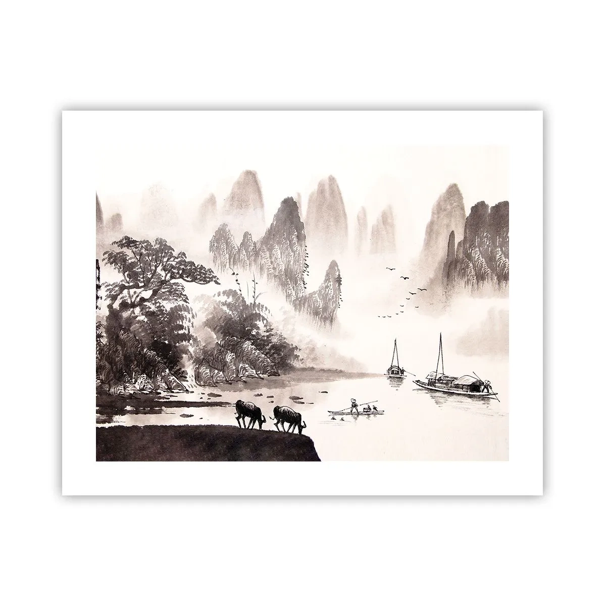 Poster - Der exotische Alltag des Ostens - 50x40 cm