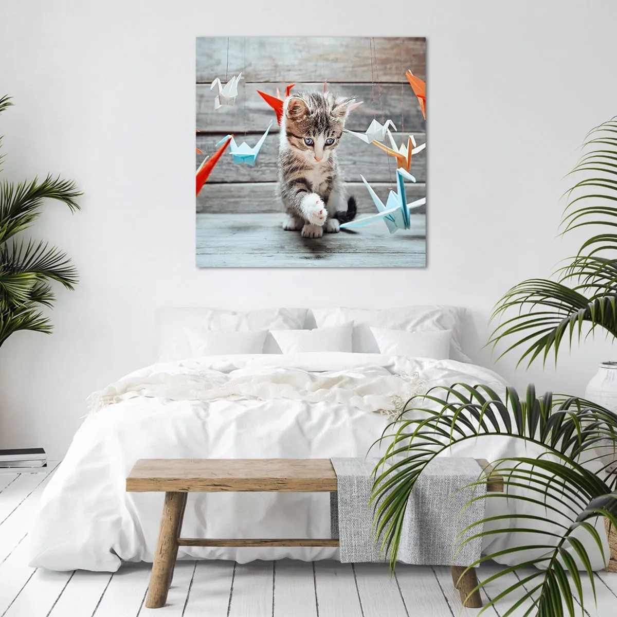 Bild auf Leinwand - Leinwandbild - Erste Stunde - 40x40 cm