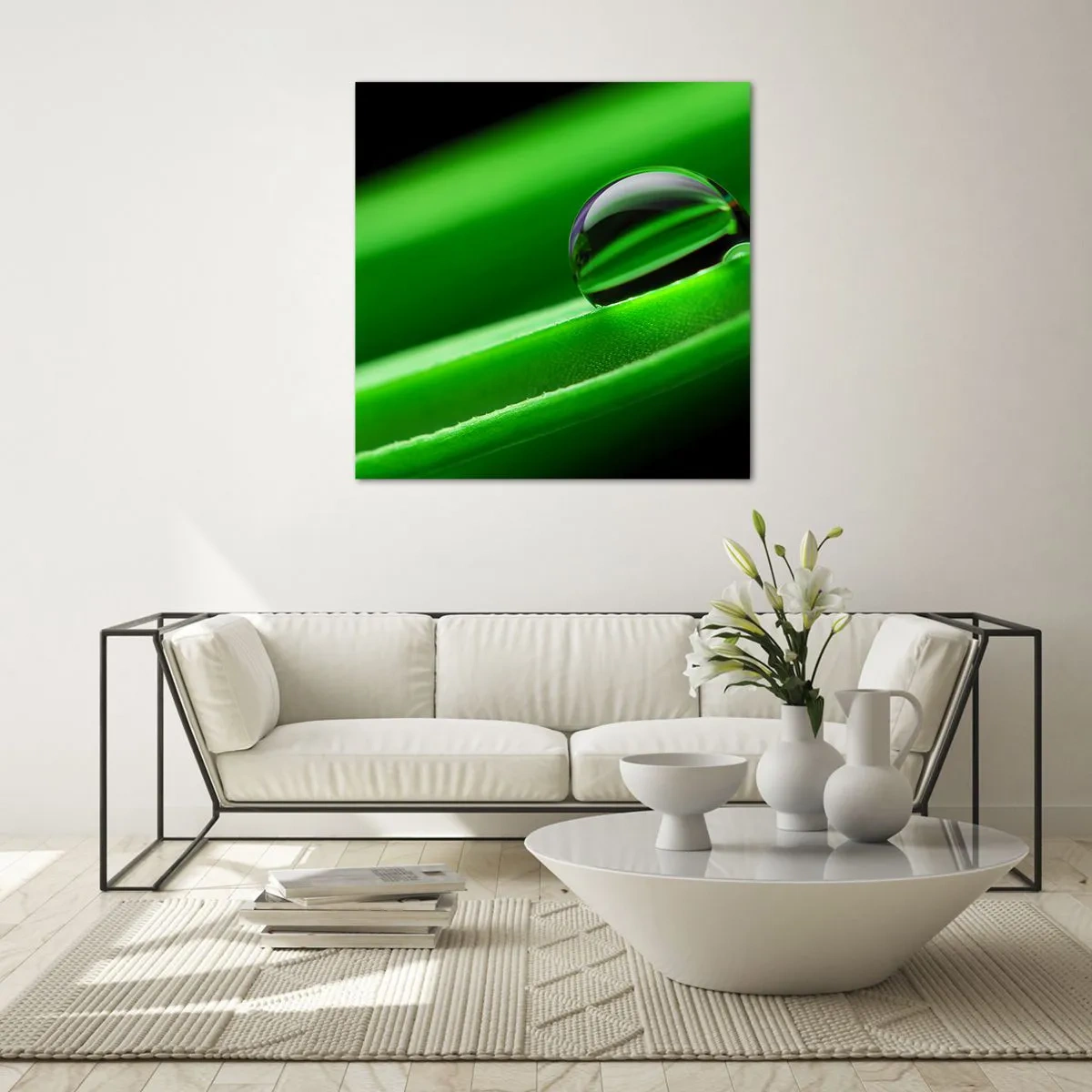 Glasbild - Bild auf glas - Leben hautnah - 60x60 cm