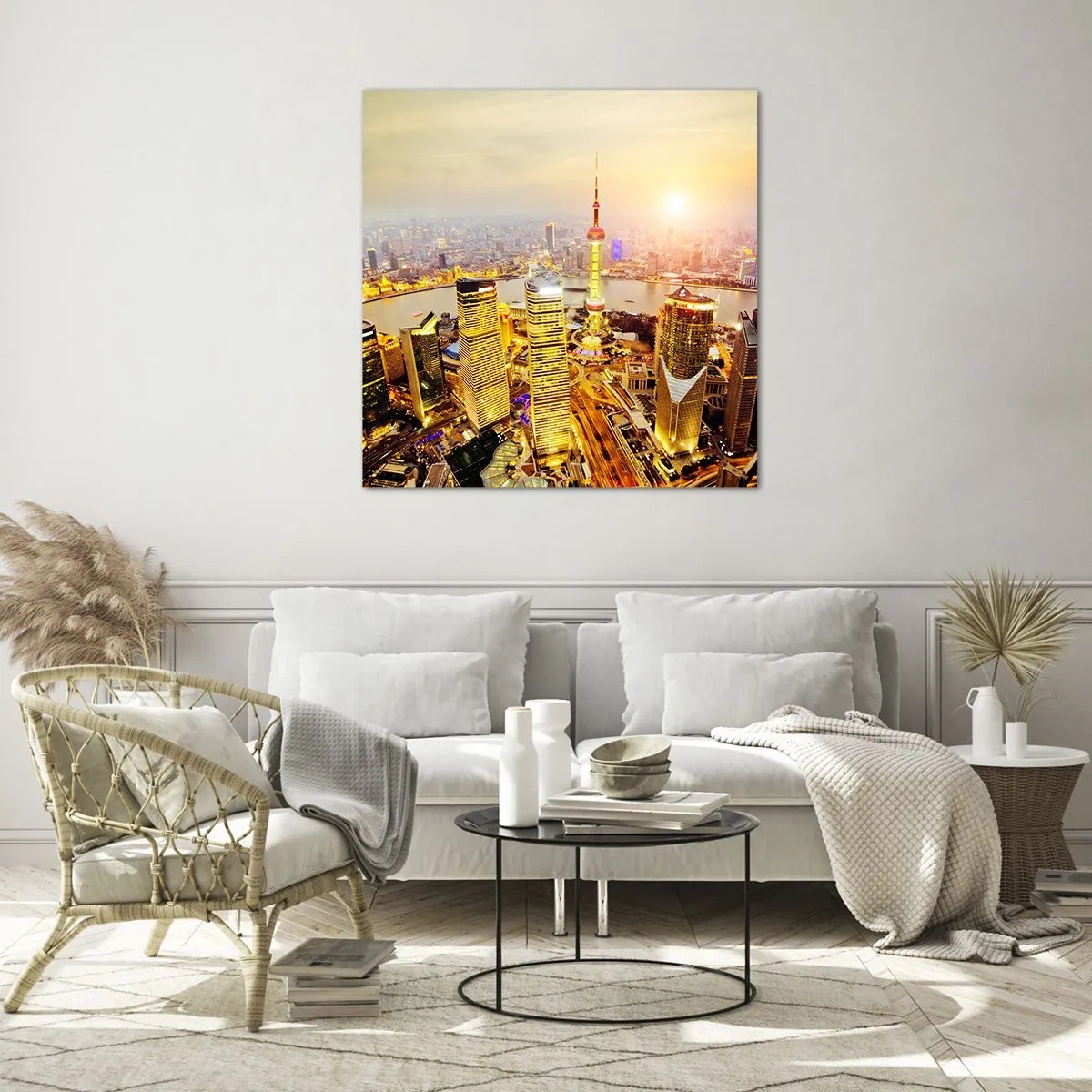 Glasbild - Bild auf glas - Asiatischer Traum - 60x60 cm