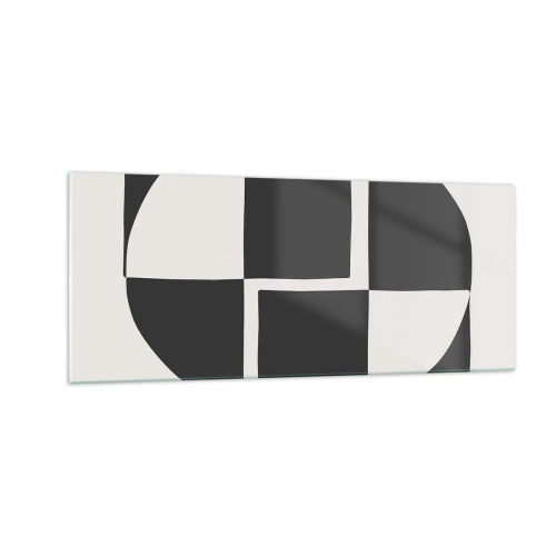 Glasbild - Bild auf glas - Antithese - Synthese - 100x40 cm