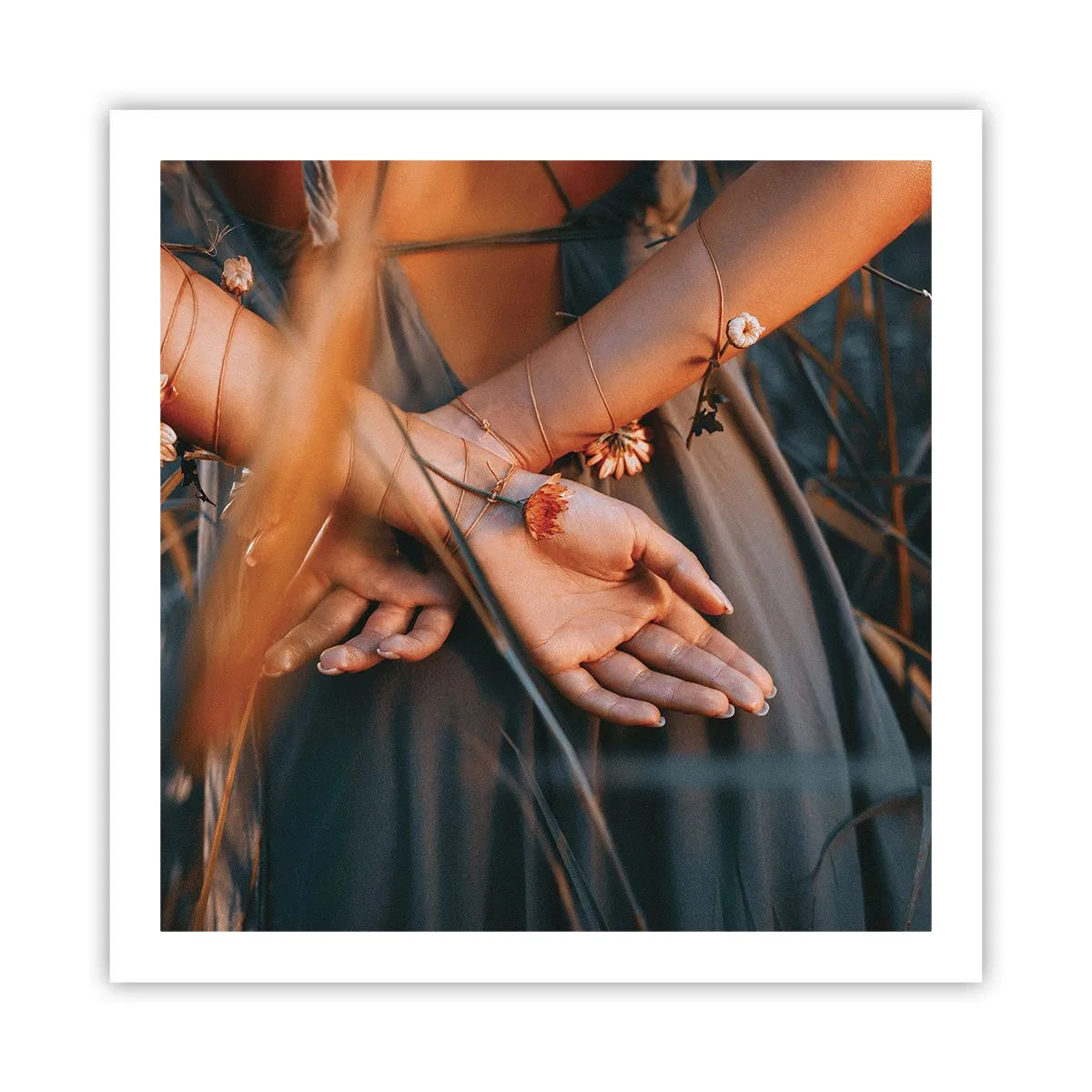 Poster - Verbunden mit der Natur - 60x60 cm