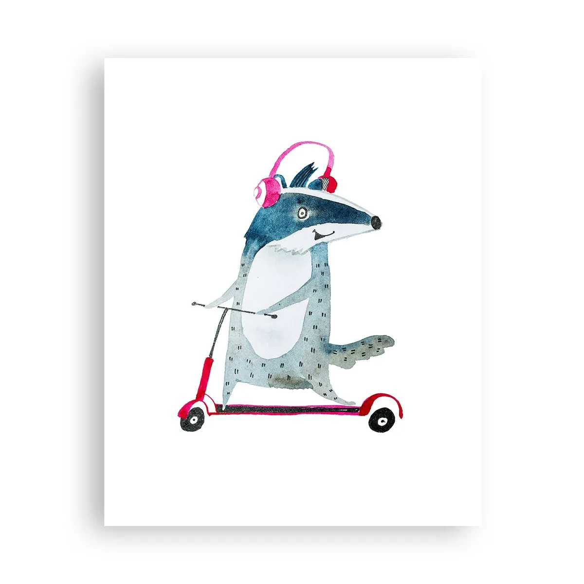 Poster - Dachsfreude - 40x50 cm