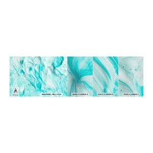 Fototapeten Muster Premium Canvas - Für immer zusammen - Abstraktion, Stück, Boho - 100x30 cm