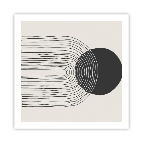 Poster - Zittern und Vertrauen - 60x60 cm