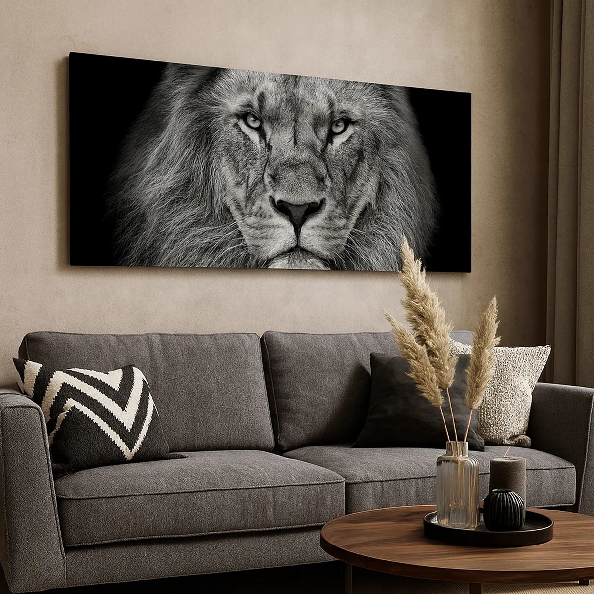 Bild auf Leinwand - Leinwandbild - Im Krönungsgewand - 30x30 cm