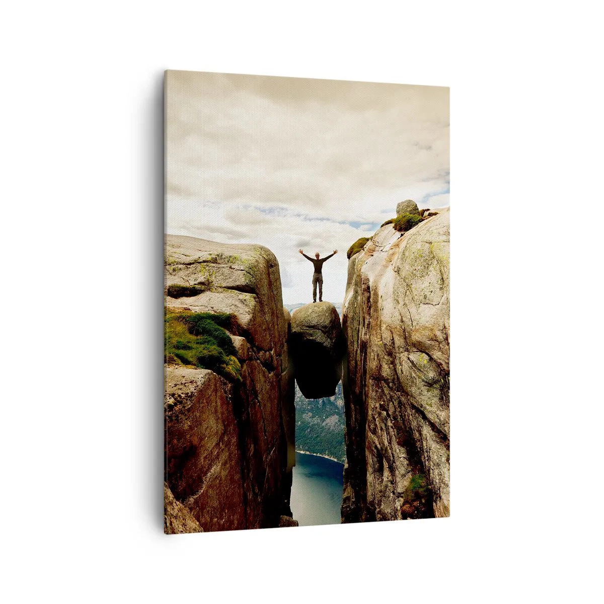 Bild auf Leinwand - Leinwandbild - Wie geht's mir?! - 70x100 cm