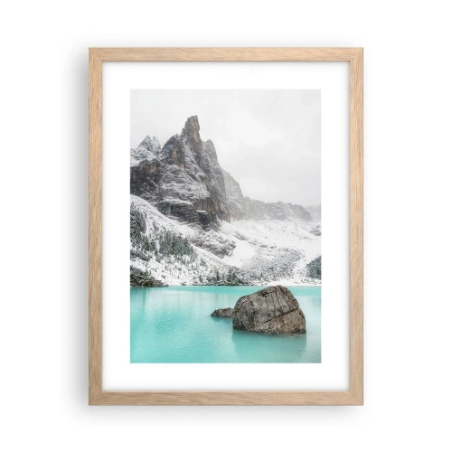 Poster in einem Rahmen aus heller Eiche - Auf der Hut - 30x40 cm