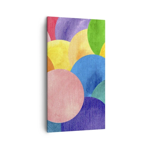 Bild auf Leinwand - Leinwandbild - Die ursprüngliche Fülle des Lebens - 45x80 cm