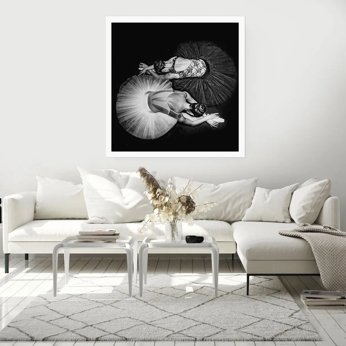 Poster - Jin und Jang – perfekte Balance - 30x30 cm
