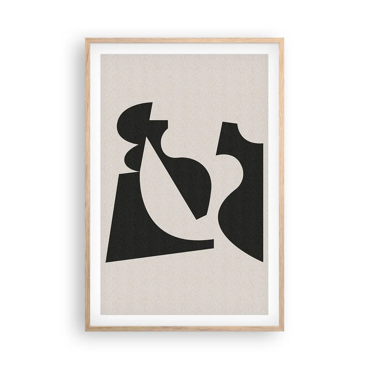 Poster in einem Rahmen aus heller Eiche - Zum Selbstbauen - 61x91 cm
