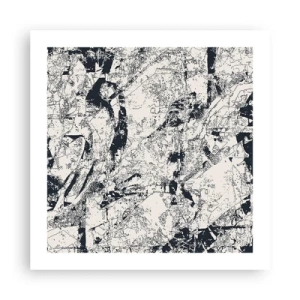 Poster - Durchdringung der Gegensätze - 50x50 cm