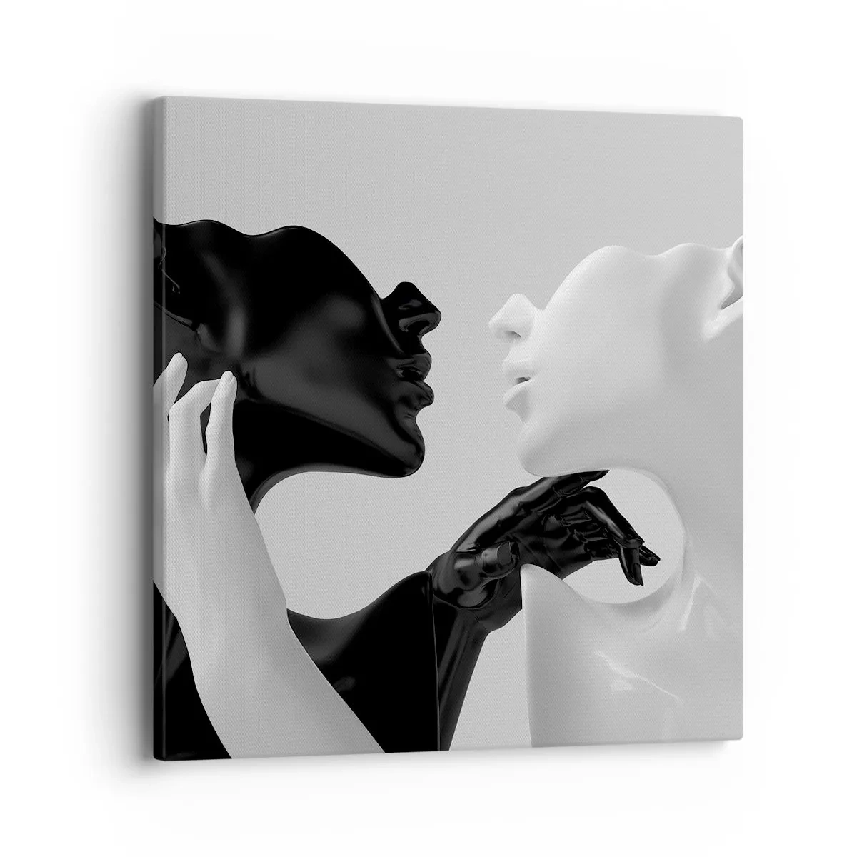 Bild auf Leinwand - Leinwandbild - Anziehung - Begierde - 40x40 cm