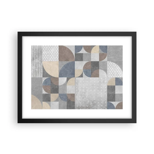 Poster in einem schwarzem Rahmen - Keramische Fantasie - 40x30 cm