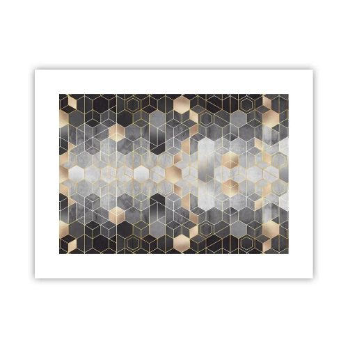 Poster - Diamant-Komposition - 40x30 cm