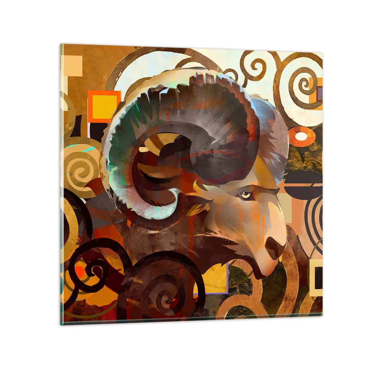 Glasbild - Bild auf glas - Magie - Religionen - Rituale - 40x40 cm