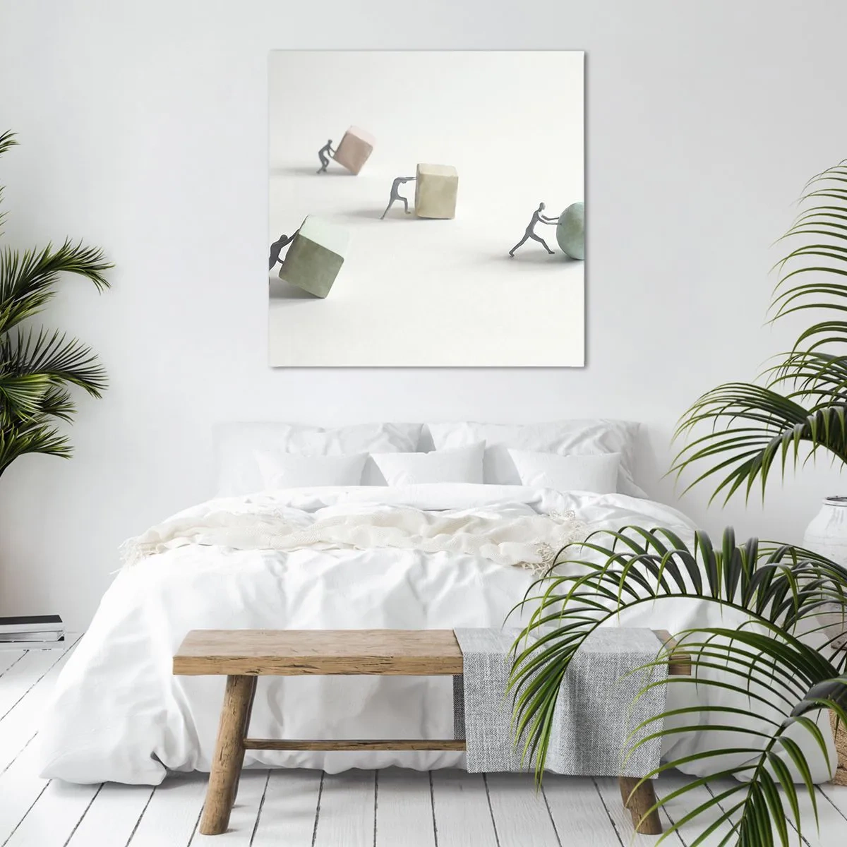 Bild auf Leinwand - Leinwandbild - Pures Leben - 40x40 cm