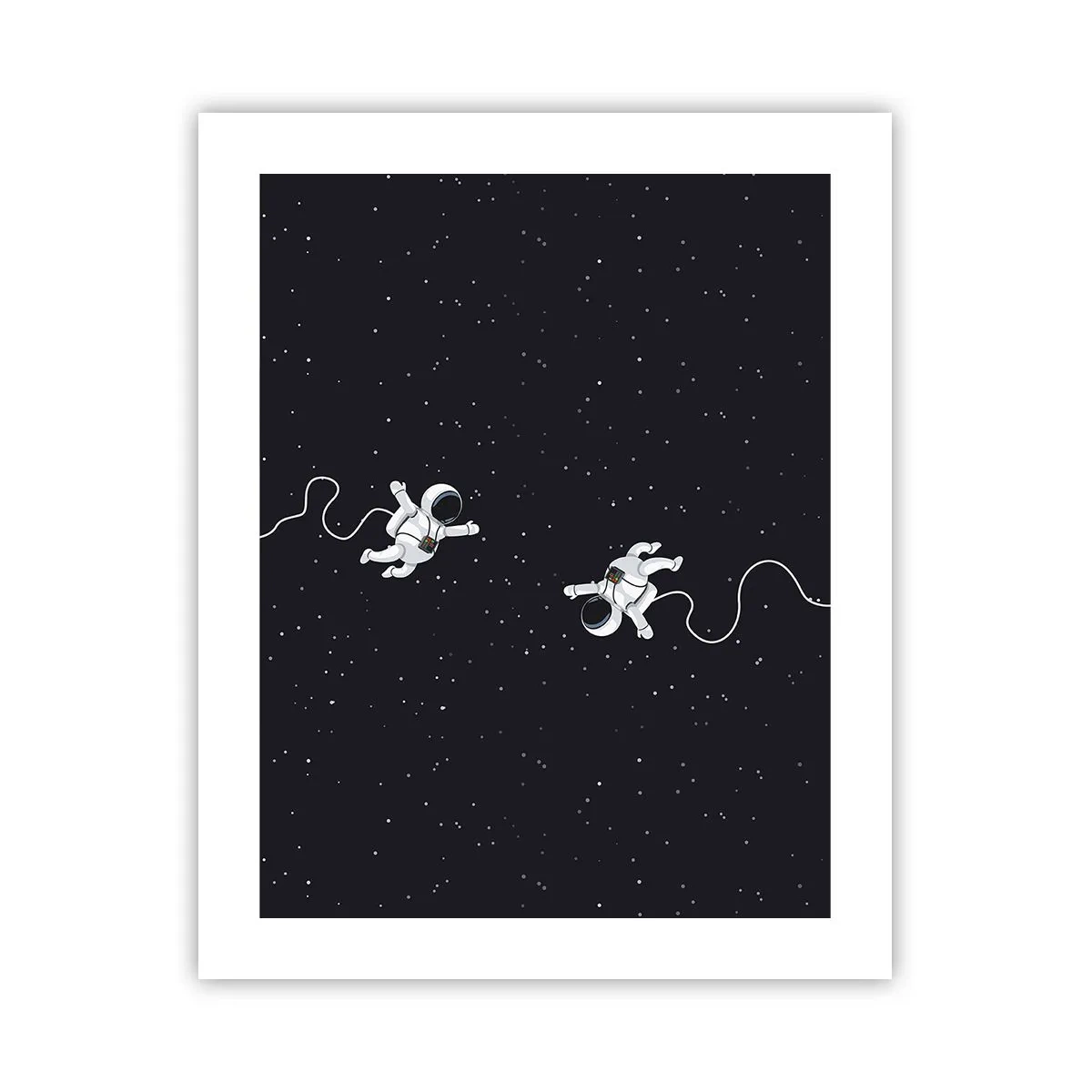 Poster - Kosmischer Tanz - 40x50 cm