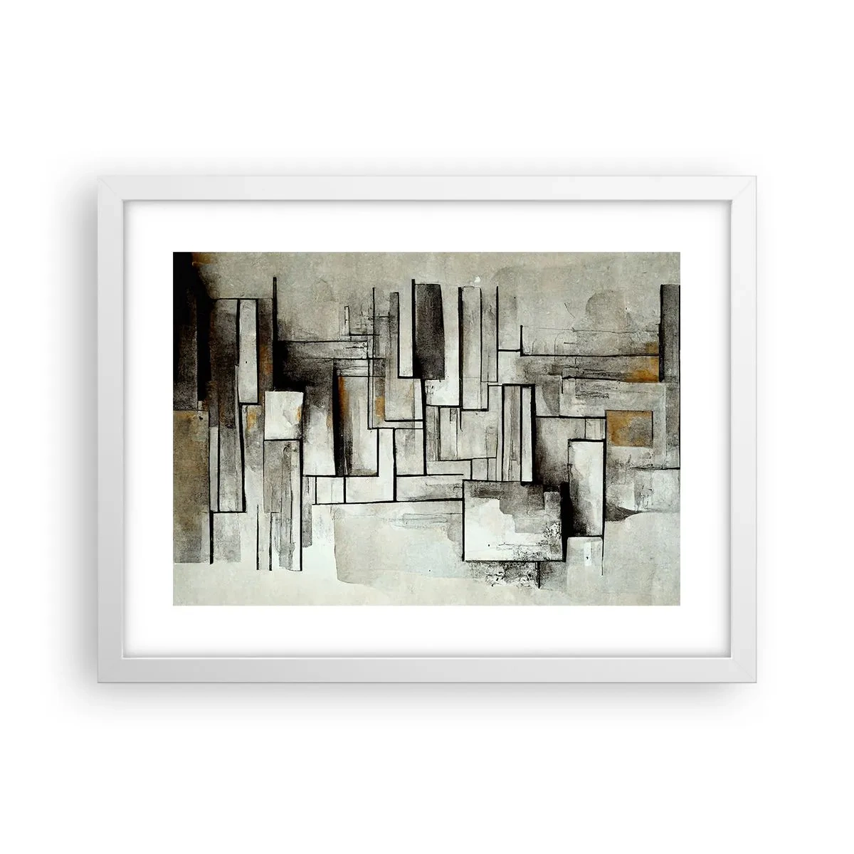 Poster in einem weißen Rahmen - Kraft der Einfachheit - 40x30 cm