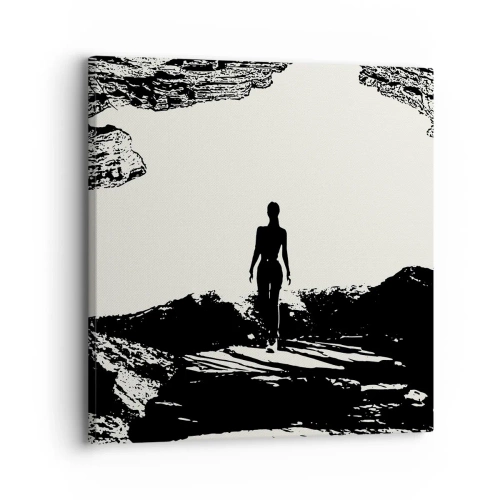 Bild auf Leinwand - Leinwandbild - Neuer Blick - 30x30 cm