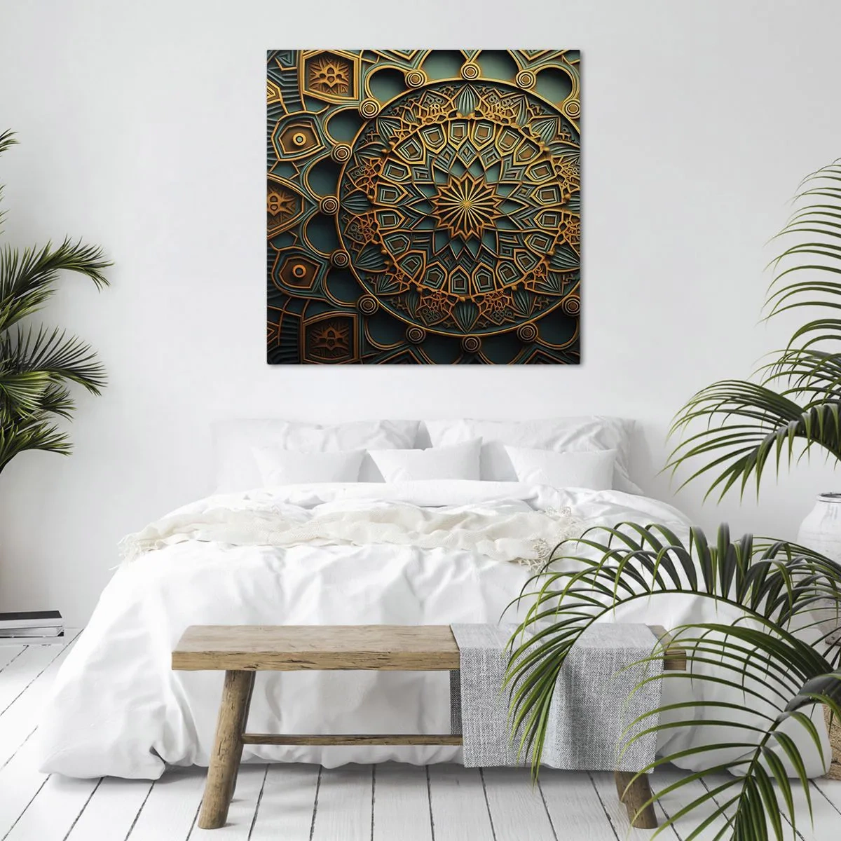 Bild auf Leinwand - Leinwandbild - In arabischer Atmosphäre - 50x50 cm