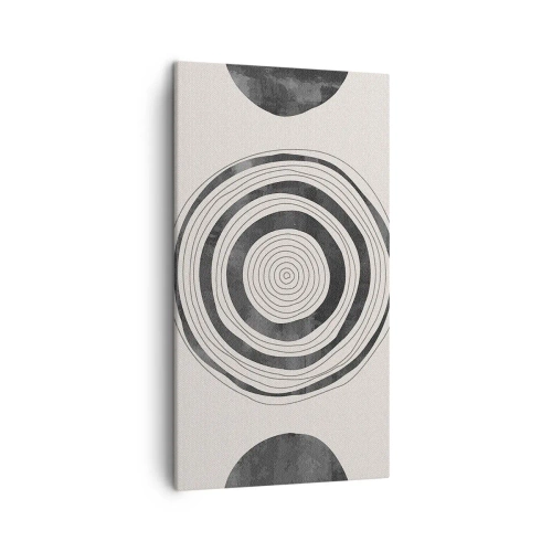 Bild auf Leinwand - Leinwandbild - Wichtig ist, was dazwischen liegt - 45x80 cm